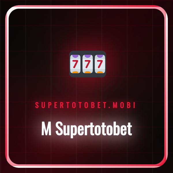 M Supertotobet platformunun ana sayfa görünümü ve oyun seçenekleri.