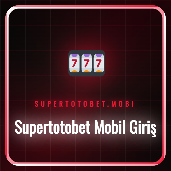 Akıllı telefondan Supertotobet mobil giriş yapan bir kullanıcı.