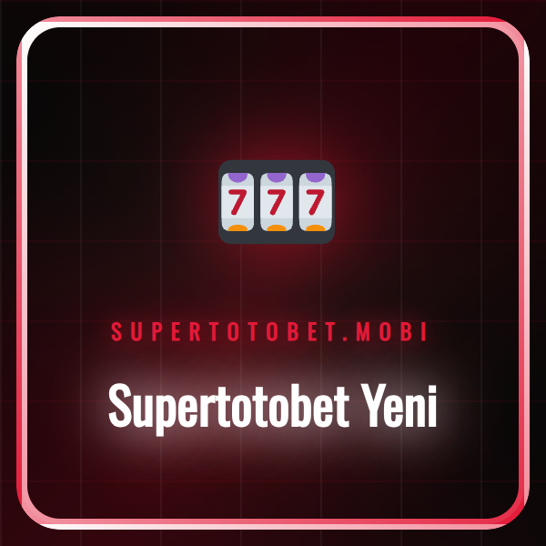 Supertotobet Yeni platformunun logosu ve ana sayfa arayüzü